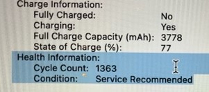 Laptop battery replacement